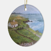 アイリッシュ装飾的なクリスマスアイルランドカウンティケリー セラミックオーナメント (左)