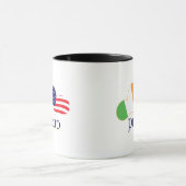 アイリッシュ誇りを持ったアメリカ人 マグカップ (中央)