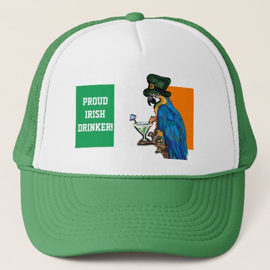 アイリッシュ誇りを持ったドリンカー！ キャップ (正面)