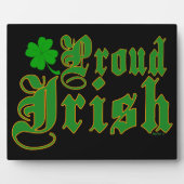 アイリッシュ誇りを持ったプラーク フォトプラーク (正面)