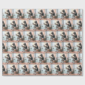 アイリッシュ読ウルフハウンド新聞 ラッピングペーパー (フラット)