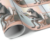 アイリッシュ読ウルフハウンド新聞 ラッピングペーパー (ロールコーナー)