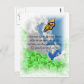 アイリッシュ賛美のはがき ポストカード (正面/裏面)