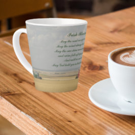 アイリッシュ賛美のゴールデン小麦畑 カフェラテマグ