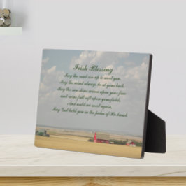 アイリッシュ賛美のゴールデン小麦畑 フォトプラーク