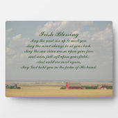 アイリッシュ賛美のゴールデン小麦畑 フォトプラーク (正面)