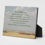 アイリッシュ賛美のゴールデン小麦畑 フォトプラーク (側面)