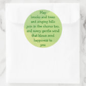 アイリッシュ賛美のシール ラウンドシール (バッグ)