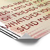 アイリッシュ賛美のポスター ポスター (角)