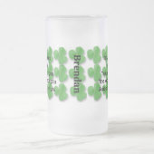 アイリッシュ賛美のマグメイの隣人はあなたを尊敬している フロストグラスビールジョッキ (中央)