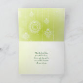 アイリッシュ賛美の主よ賛美あなたシャムロックデザイン カード (内部)