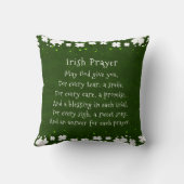 アイリッシュ賛美の五月君に会うために道が上がる クッション (裏面)