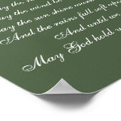 アイリッシュ賛美の五月君に会うために道が上がる ポスター (角)