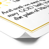 アイリッシュ賛美の五月君に会うために道が上がる ポスター (角)