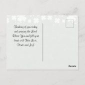 アイリッシュ賛美の五月君に会うために道が上がる ポストカード (裏面)