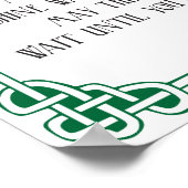 アイリッシュ賛美ズのバイクもしくは自転車に乗る人オートバイおもしろい用 ポスター (角)