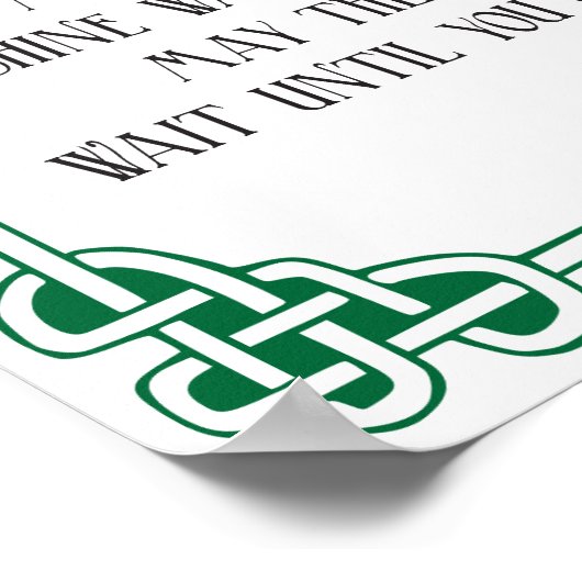 アイリッシュ賛美ズのバイクもしくは自転車に乗る人オートバイおもしろい用 ポスター (角)