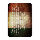 アイリッシュ賛美ズのフラグ動揺してグリーティングカード マグネット (縦)