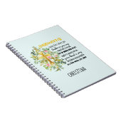 アイリッシュ賛美ズの名10代の付きゴド娘または子 ノートブック (右側)