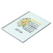 アイリッシュ賛美ズの名10代の付きゴド娘または子 ノートブック (左側)