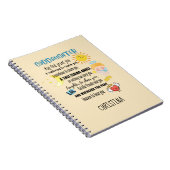 アイリッシュ賛美ズの名10代の付きゴド娘または子 ノートブック (右側)