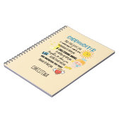 アイリッシュ賛美ズの名10代の付きゴド娘または子 ノートブック (左側)