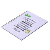 アイリッシュ賛美ズの名10代の付きゴド娘または子 ノートブック (左側)