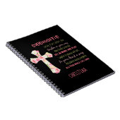 アイリッシュ賛美ズの名10代の付きゴド娘または子 ノートブック (右側)