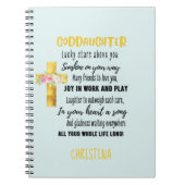 アイリッシュ賛美ズの名10代の付きゴド娘または子 ノートブック (正面)