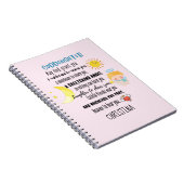 アイリッシュ賛美ズの名10代の付きゴド娘または子 ノートブック (右側)