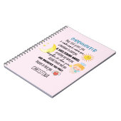 アイリッシュ賛美ズの名10代の付きゴド娘または子 ノートブック (左側)