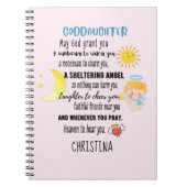 アイリッシュ賛美ズの名10代の付きゴド娘または子 ノートブック (正面)