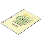 アイリッシュ賛美ズの名10代の付きゴド娘または子 ノートブック (左側)