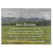 アイリッシュ賛美ズグリーンバレーランドスケープ カッティングボード (正面)