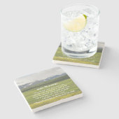 アイリッシュ賛美ズグリーンバレーランドスケープ ストーンコースター (横)