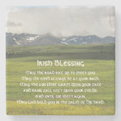 アイリッシュ賛美ズグリーンバレーランドスケープ ストーンコースター (正面)