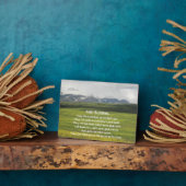 アイリッシュ賛美ズグリーンバレーランドスケープ フォトプラーク (側面)