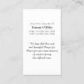 アイリッシュ賛美ズブルーレッドグリーンオレンジイエロー 名刺 (裏面)