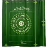 アイリッシュ賛美ズ |お好きなだけ生きていただけるなら シャワーカーテン (正面)