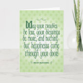 アイリッシュ賛美ズ カード (正面)