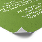 アイリッシュ賛美ズ&シャムロック ポスター (角)