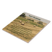 アイリッシュ賛美ズ・ヘイ・ベールin a field タイル (側面)