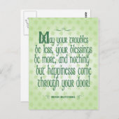 アイリッシュ賛美ズ ポストカード (正面/裏面)