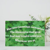 アイリッシュ賛美ズ 便箋 (スタンド正面)