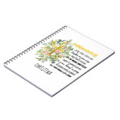 アイリッシュ賛美ズfor GODDAUGHTER - パーソナライズされた Gift ノートブック (左側)