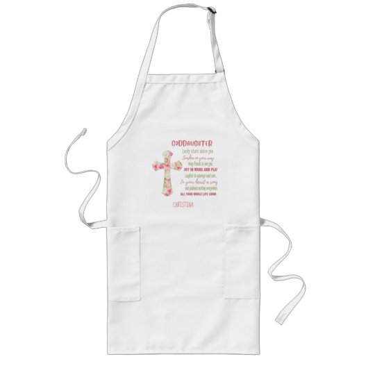 アイリッシュ賛美ズfor GODDAUGHTER - パーソナライズされた Gift ロングエプロン (正面)