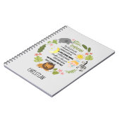 アイリッシュ賛美ズfor GODSON jungle Safari Animals ノートブック (左側)