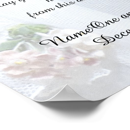 アイリッシュ賛美マインド11インチx 14インチヴィンテージレース ポスター (角)