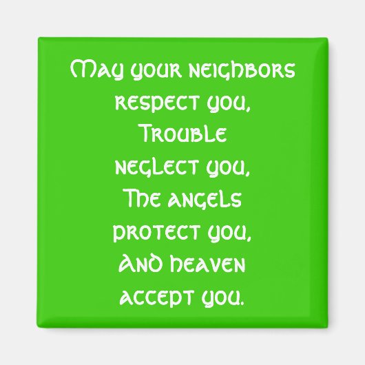 アイリッシュ賛美マグネット マグネット (正面)