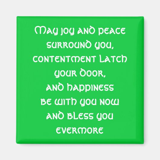 アイリッシュ賛美マグネット マグネット (正面)